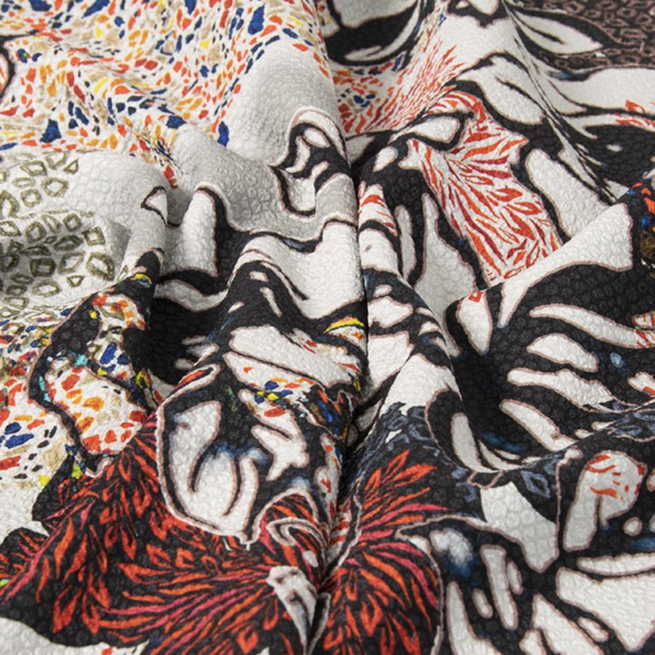 Abstract Print Jacquard 2555 - Fabrics4Fashion