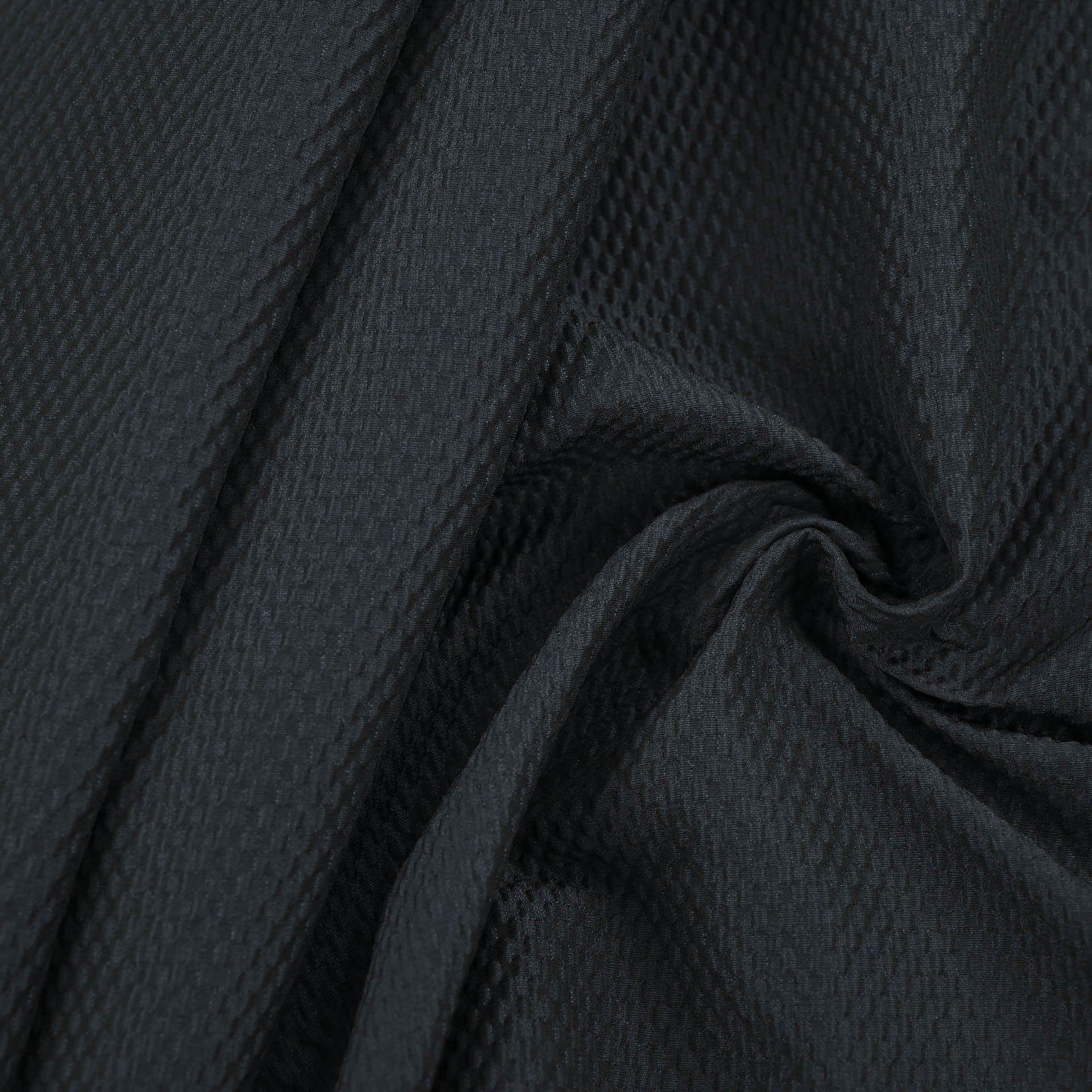 Navy Abstract Jacquard Fabric 98886