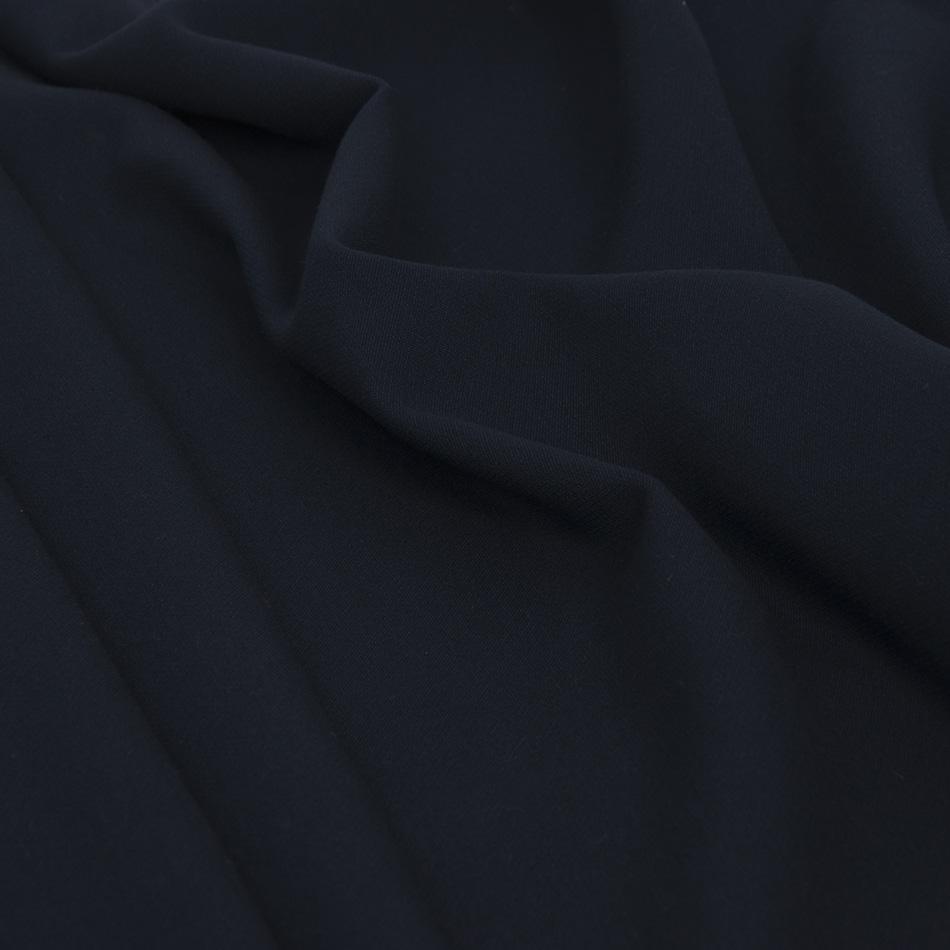 Navy Blue Stretch Doublewave 1613 - Fabrics4Fashion