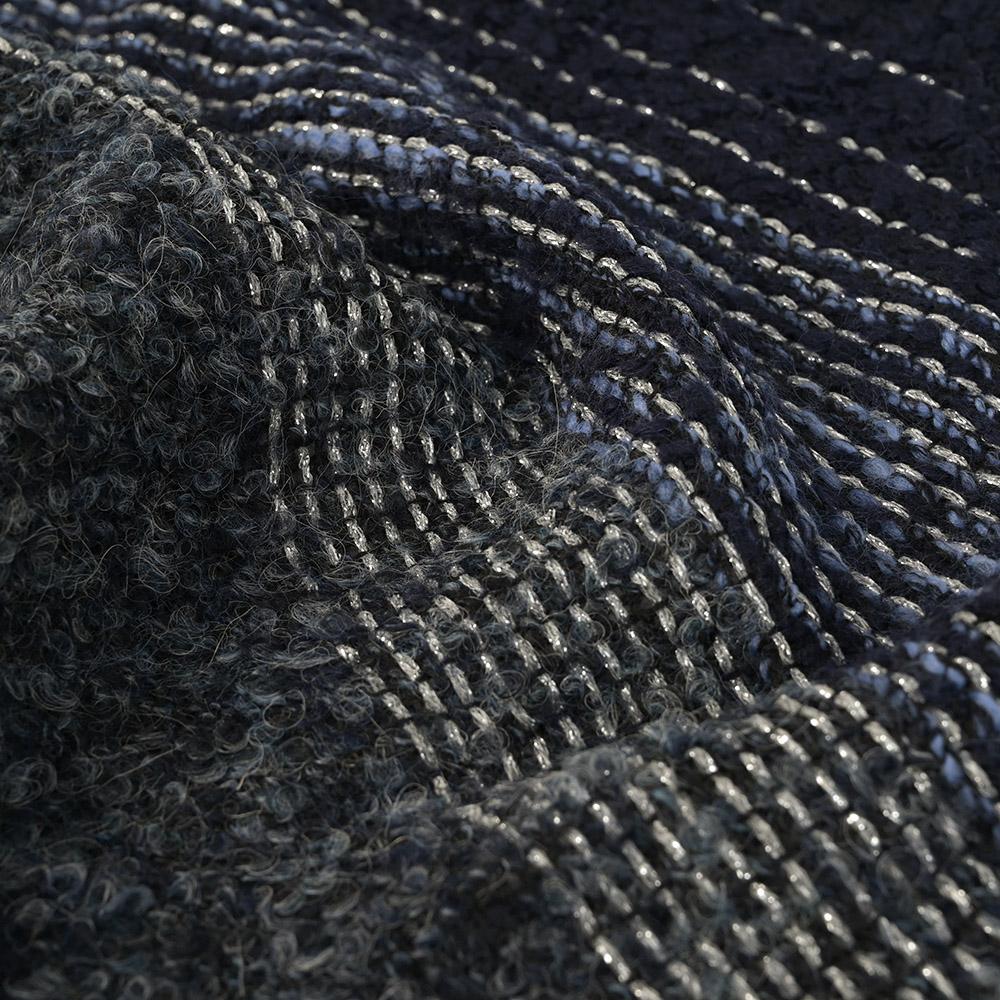 Navy Bouclé Knit 99808 - Fabrics4Fashion