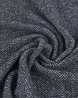 Navy Coating Tweed Fabric 5271