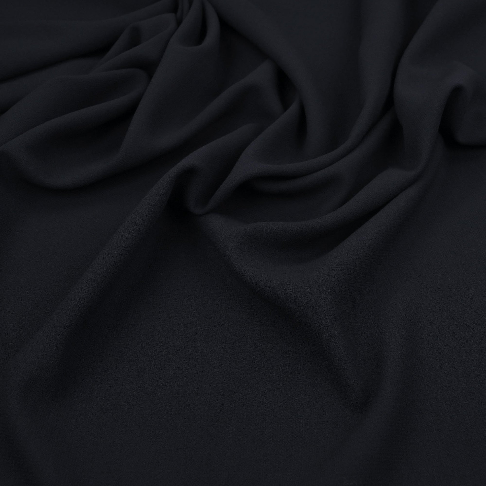 Navy Doublewave Crepe Fabric 98885