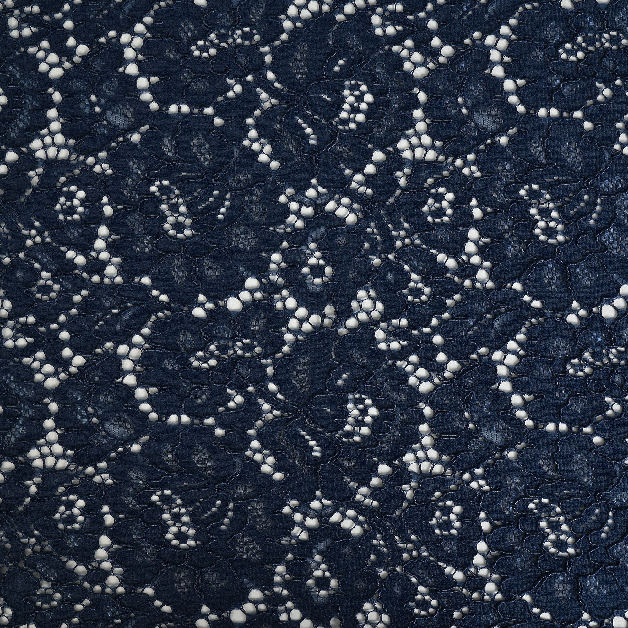Navy Floral Lace 3368