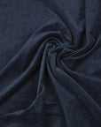 Navy Hammered Velvet Fabric 465