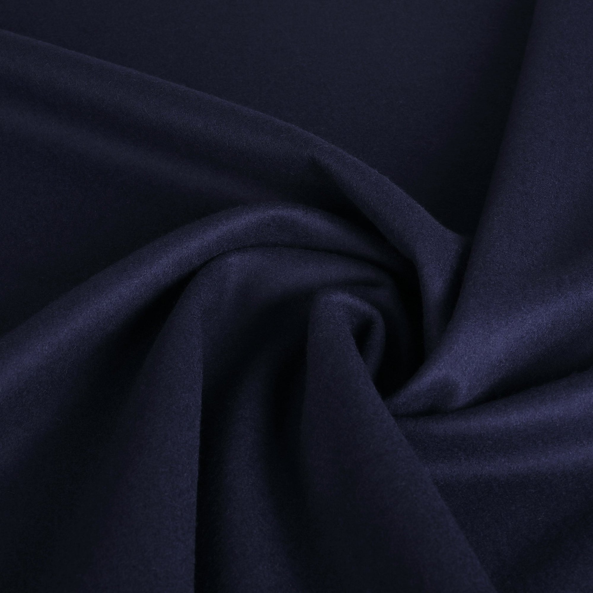 Navy Melton Fabric 4553