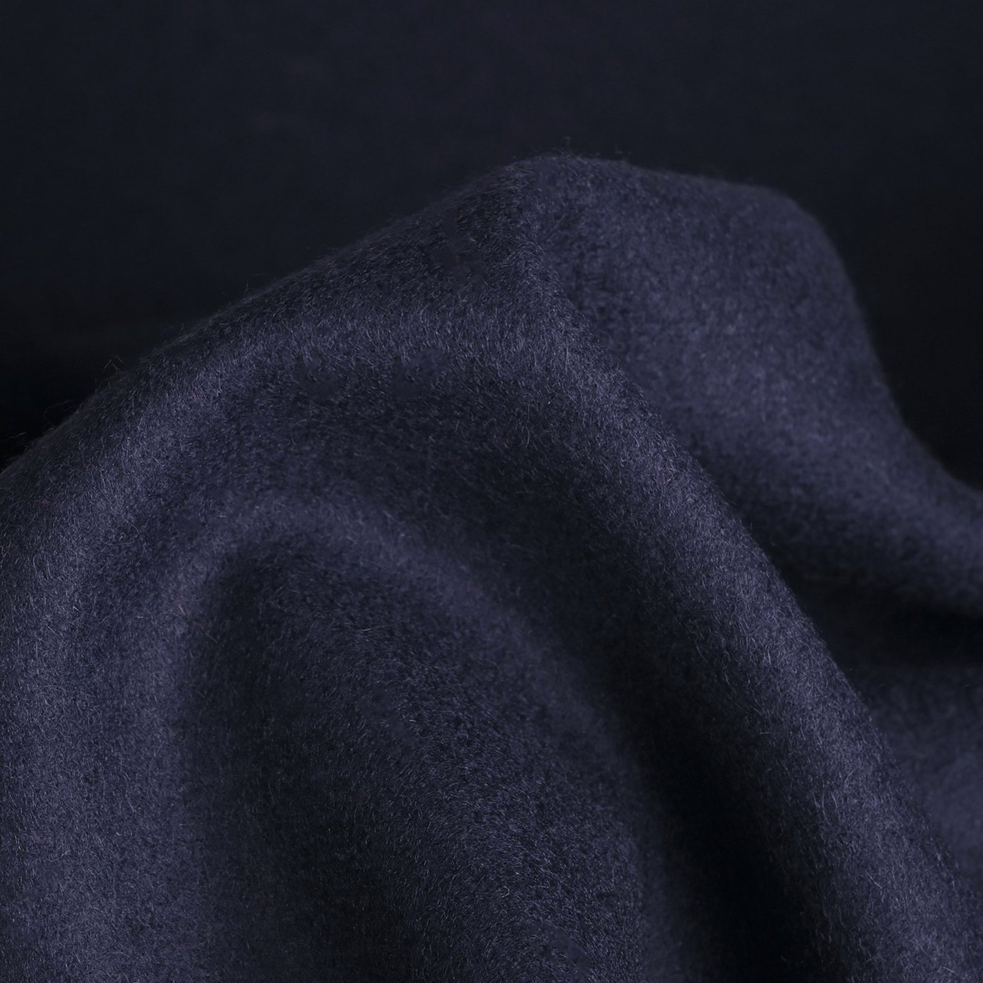 Navy Melton Fabric 4553