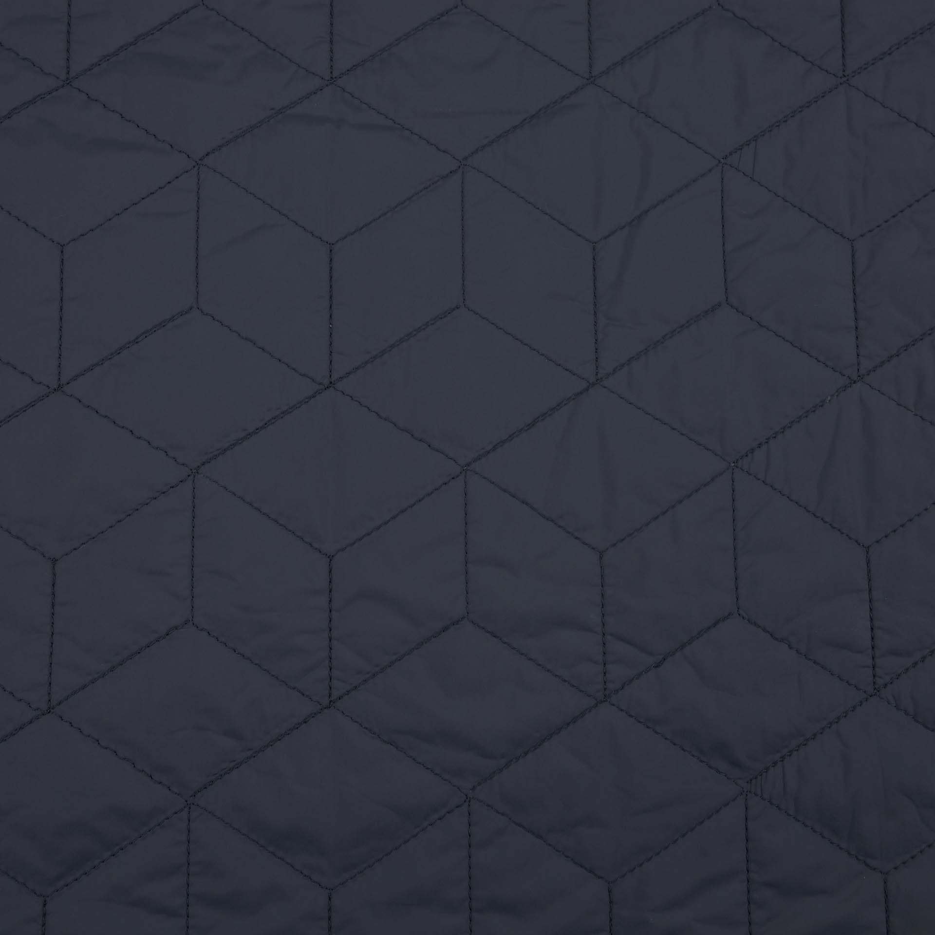 Navy Quilted Fabric 4569