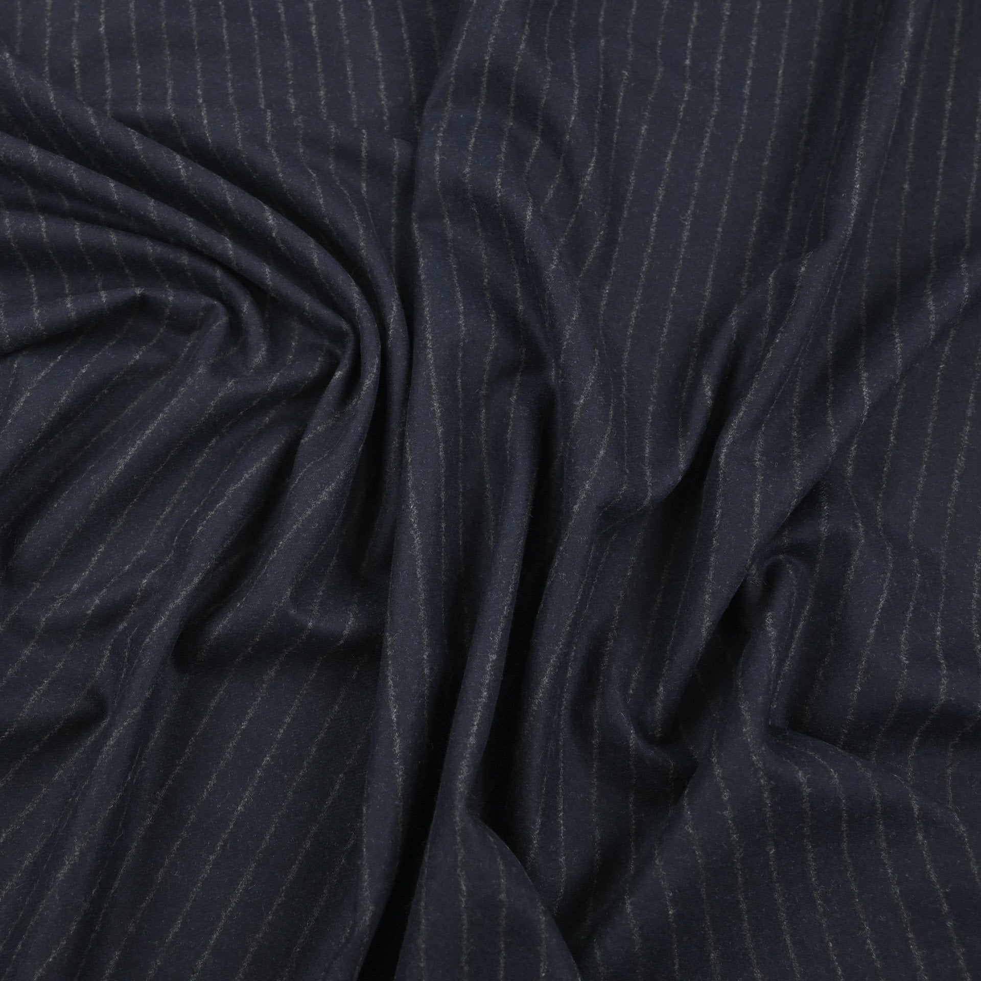 Navy Striped Suiting Flannel 3215