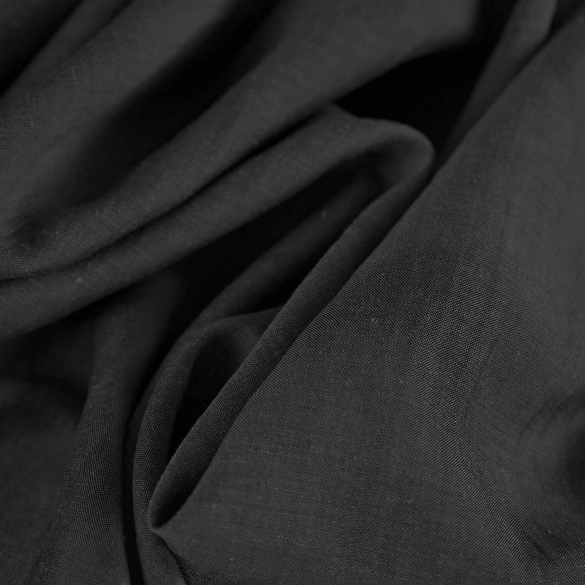 Navy Virgin Wool Linen Fabric 5681