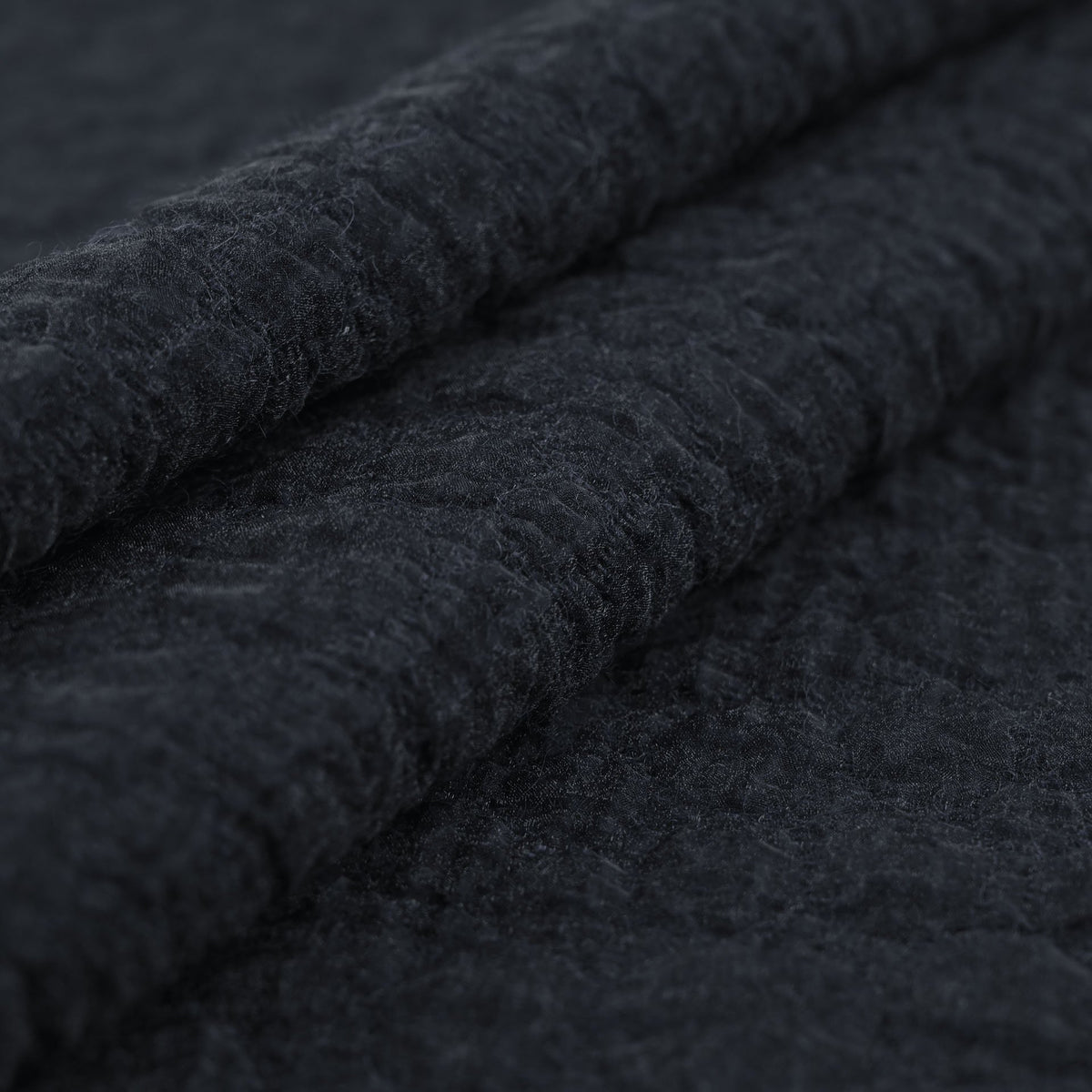 Navy Patterned Wool Navy Wool Waffle Weave 98872 – Fabrics4Fashion