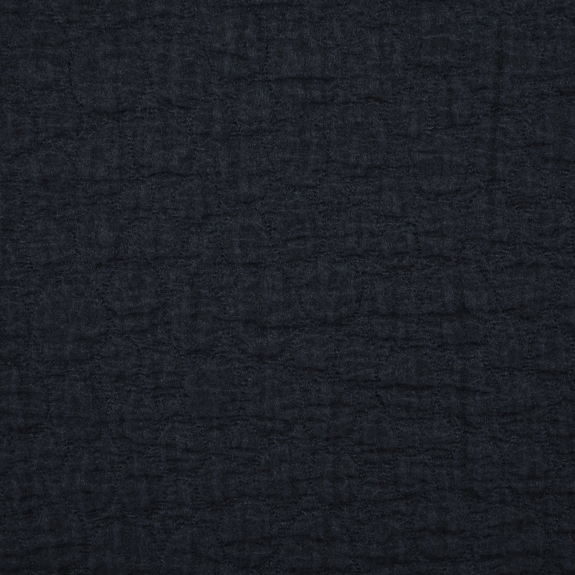 Navy Patterned Wool Navy Wool Waffle Weave 98872 – Fabrics4Fashion