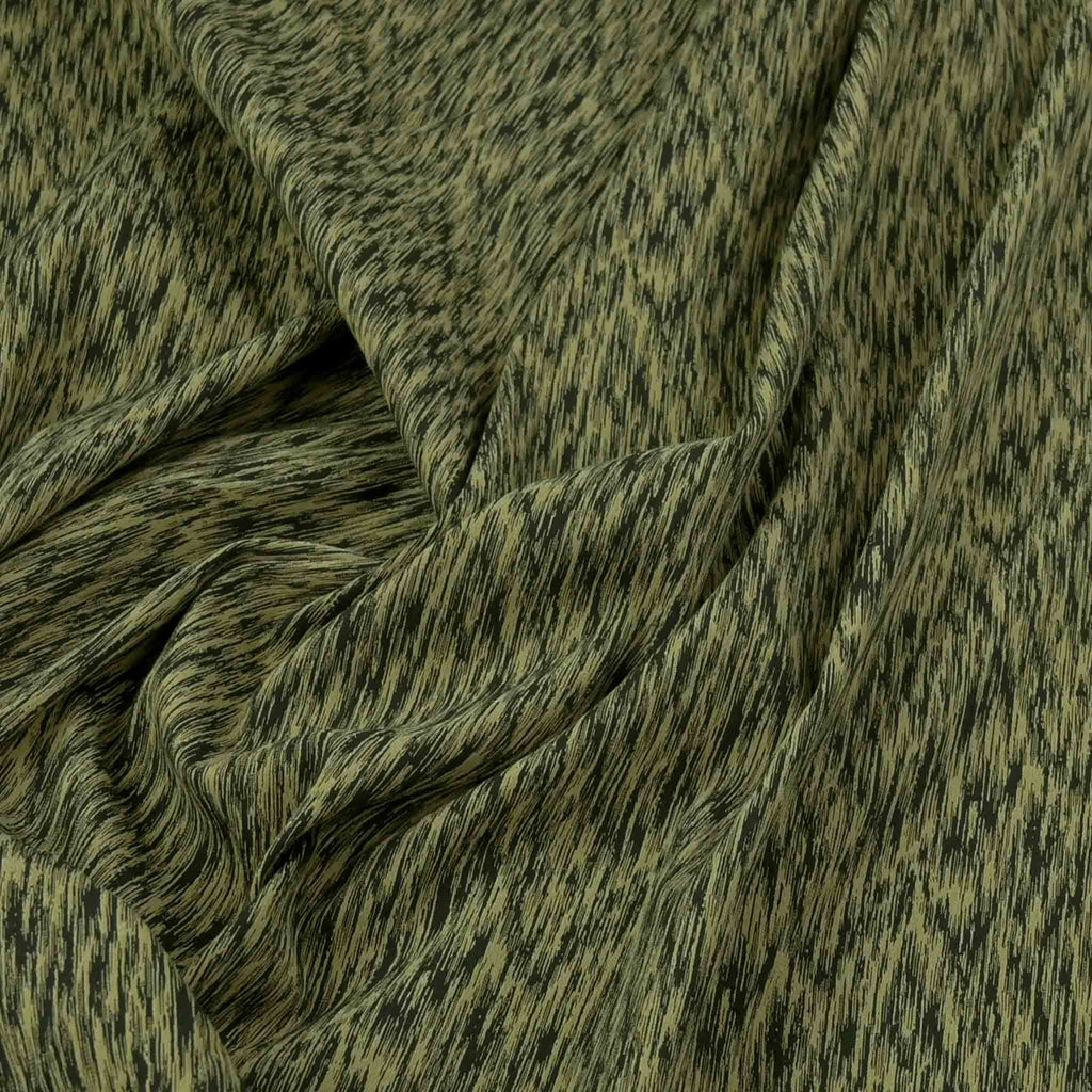 Olive Green Dyed Merc Jacquard