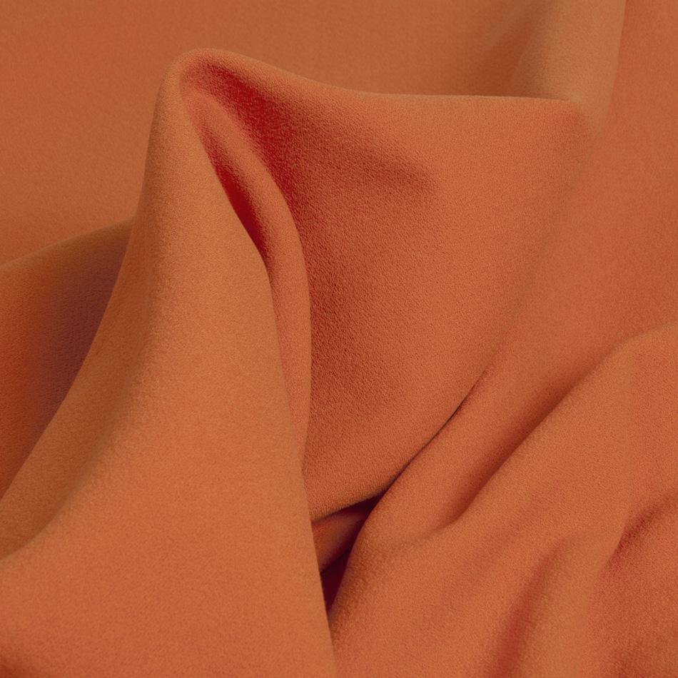 Orange Coating Crepe Fabric 1331