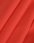 Orange Red Crepe Fabric 4413