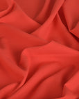 Orange Red Crepe Fabric 4413