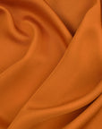 Orange Satin Crepe Fabric 96904