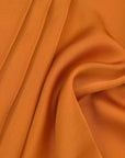 Orange Satin Crepe Fabric 96904