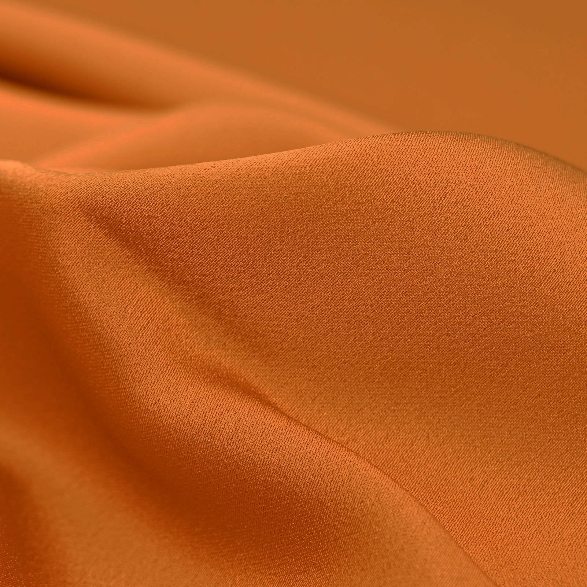 Orange Satin Crepe Fabric 96904