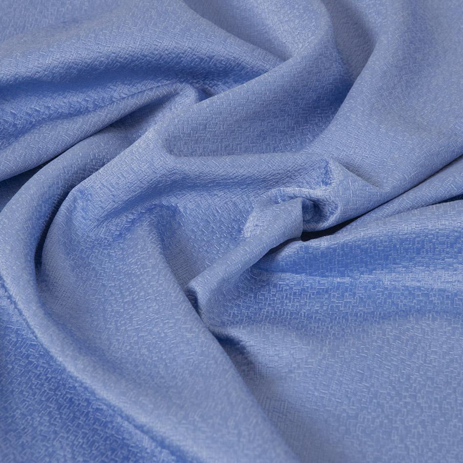 Blue Textured Satin 2071 - Fabrics4Fashion