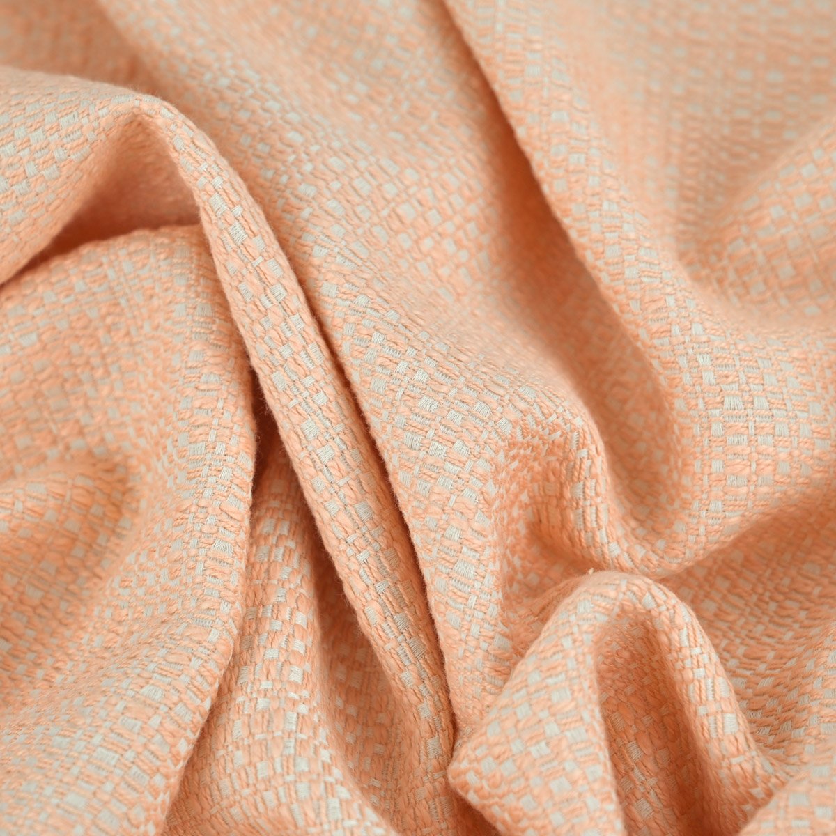 Peach Tweed Fabric 96489