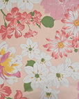 Pink Floral Chiffon Silk 1658