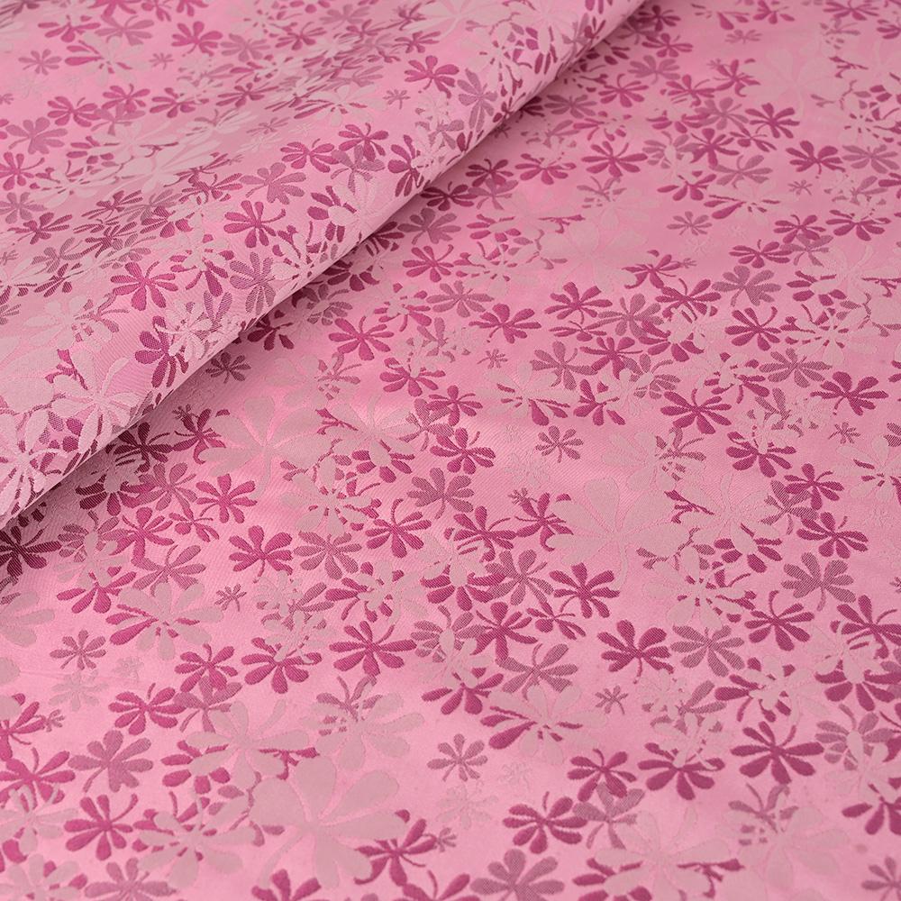 Pink Floral Jacquard 99783 - Fabrics4Fashion