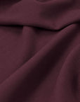 Plum Doublewave Crepe Fabric 97077