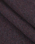 Plum Herringbone Flannel 96501