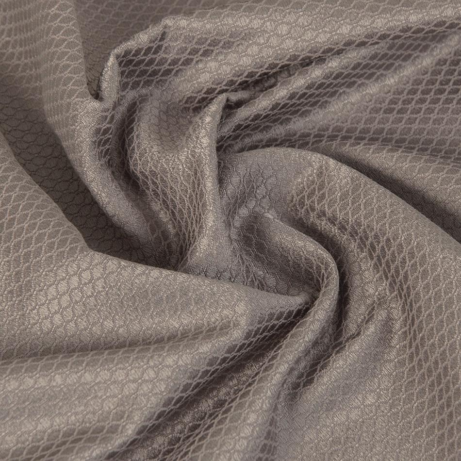 Taupe Geometric Cotton / Polyester Jacquard 1700 - Fabrics4Fashion