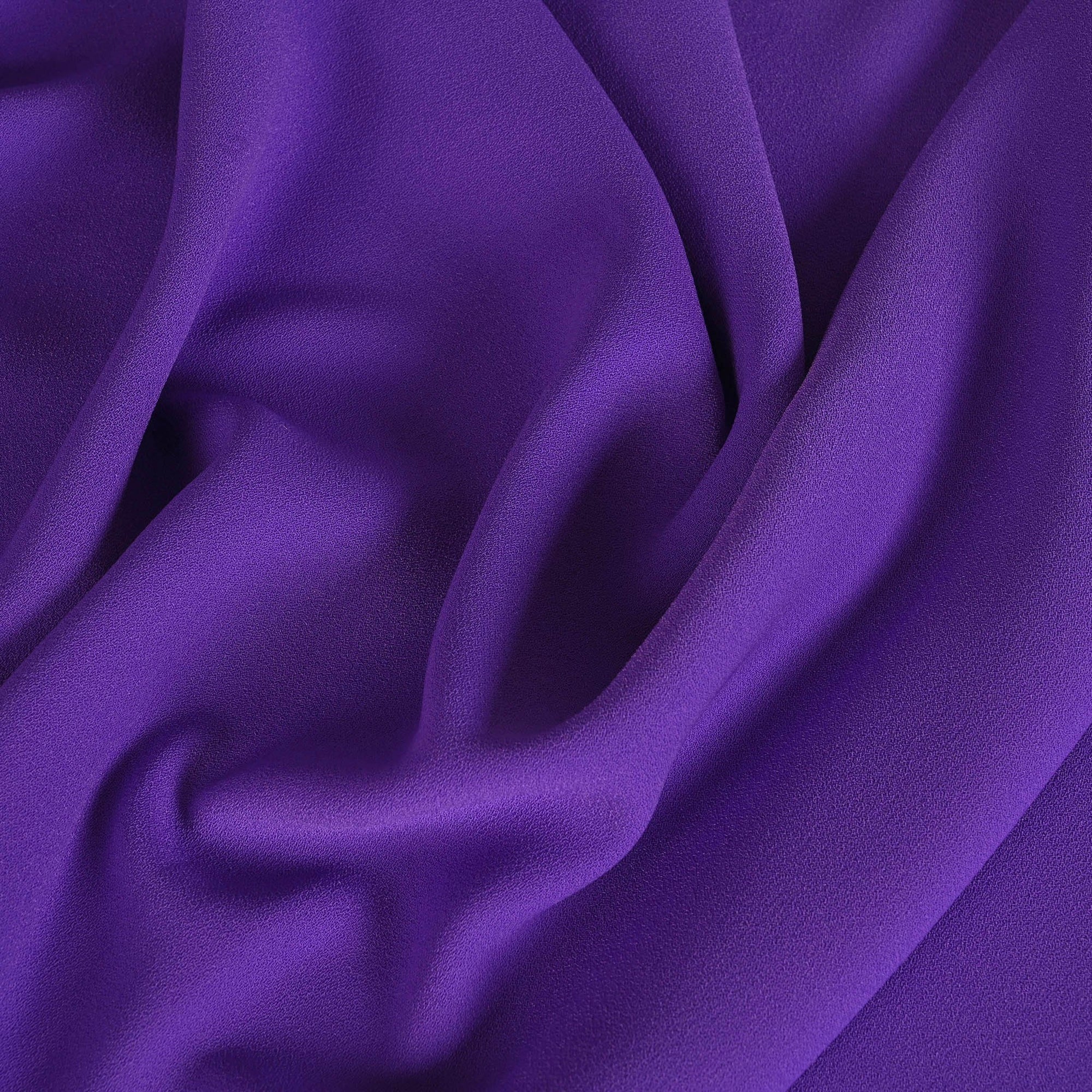Purple Crepe Fabric 2566