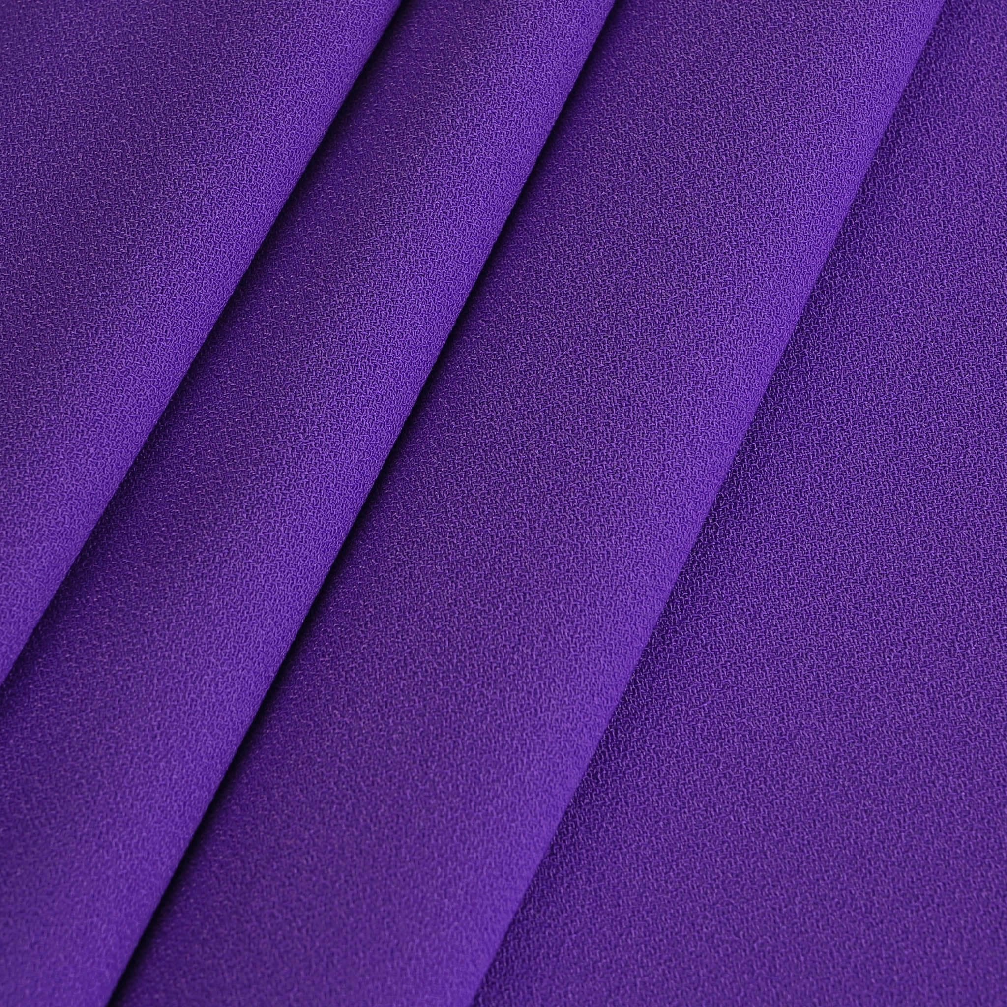 Purple Crepe Fabric 2566 – Fabrics4Fashion