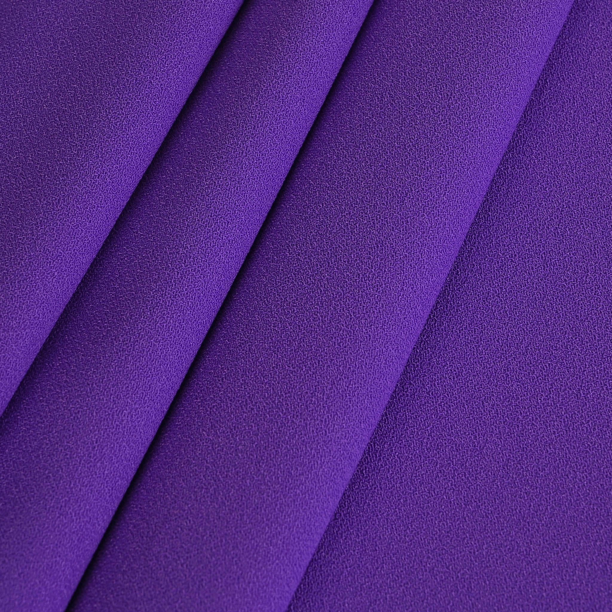 Purple Crepe Fabric 2566