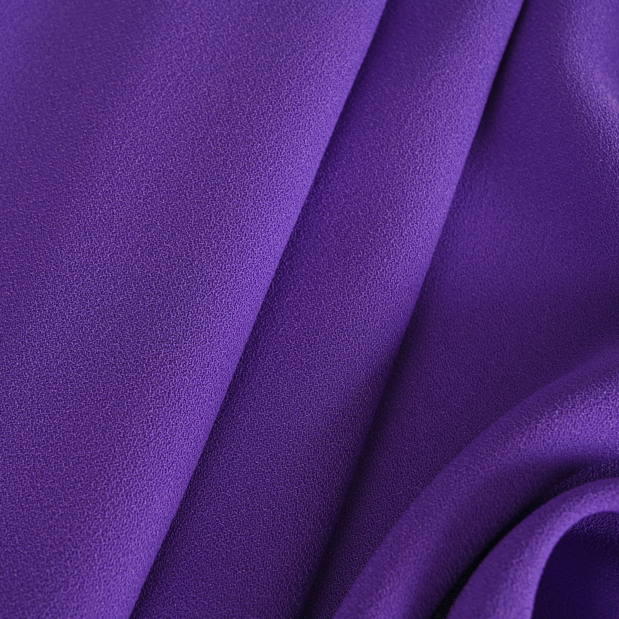 Purple Crepe Fabric 2566