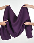 Purple Linen Twill Fabric 98831