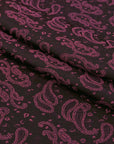 Purple Paisley Jacquard Fabric 97408