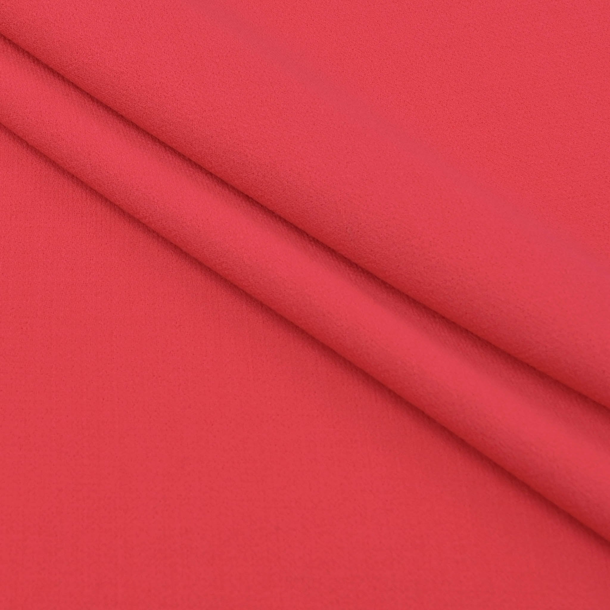Raspberry Doublewave Crepe Fabric 98877