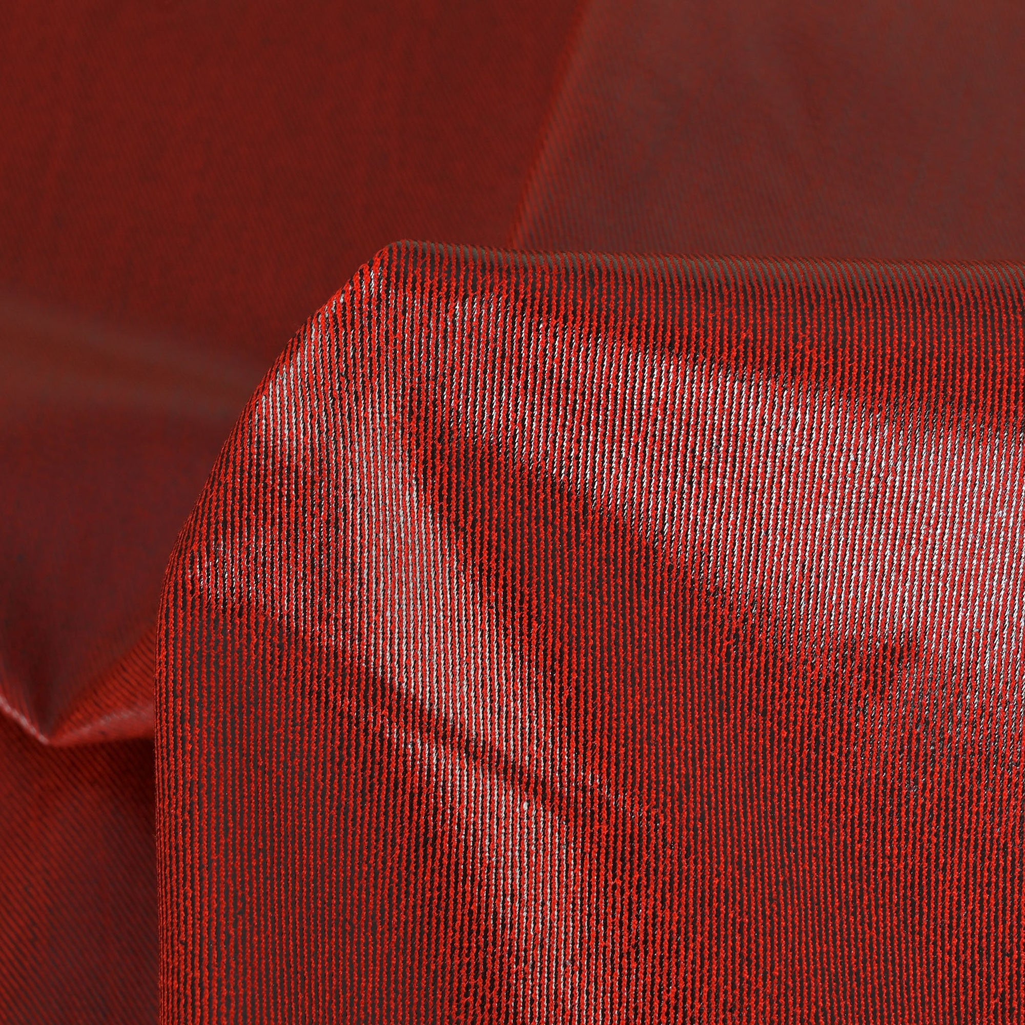 Red Coated Twill Fabric 3763