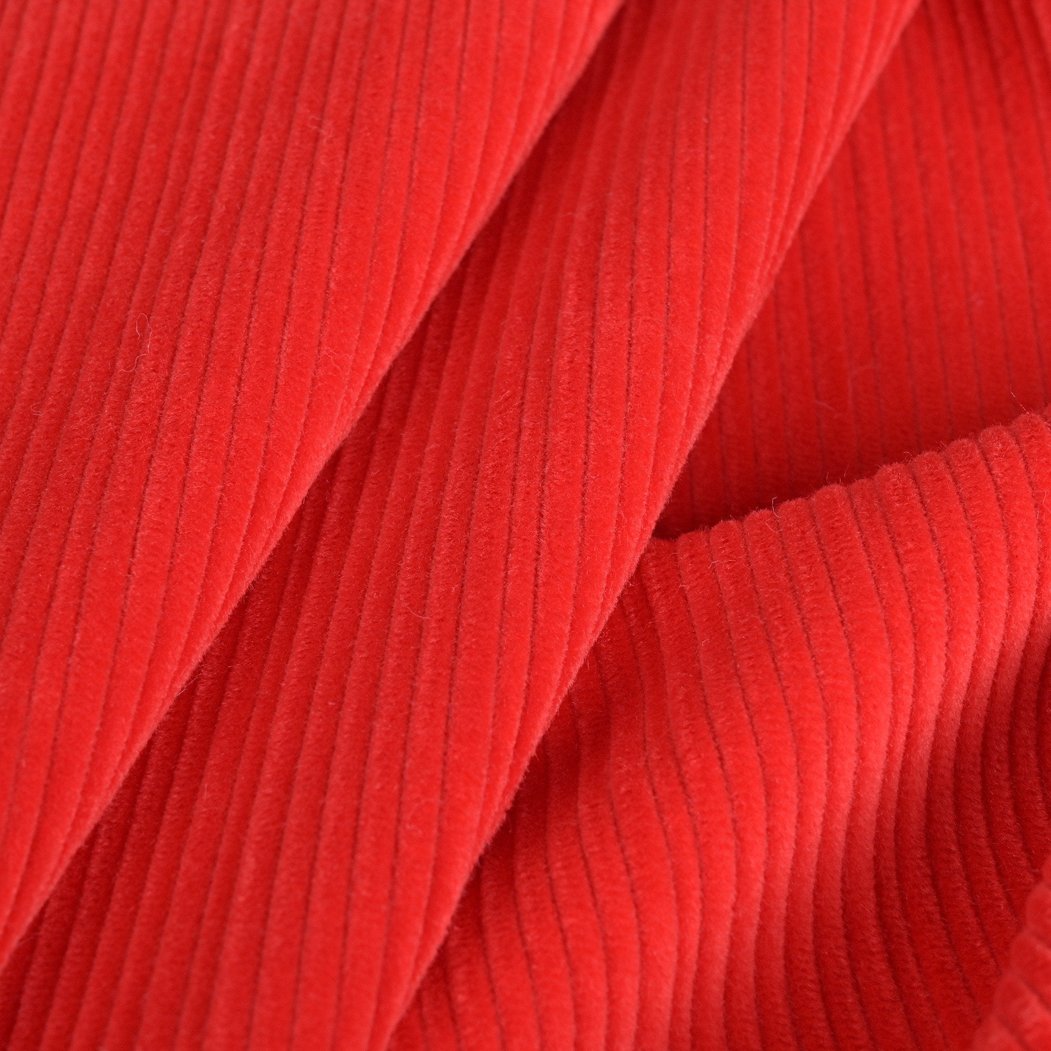 Red Corduroy Fabric 5272