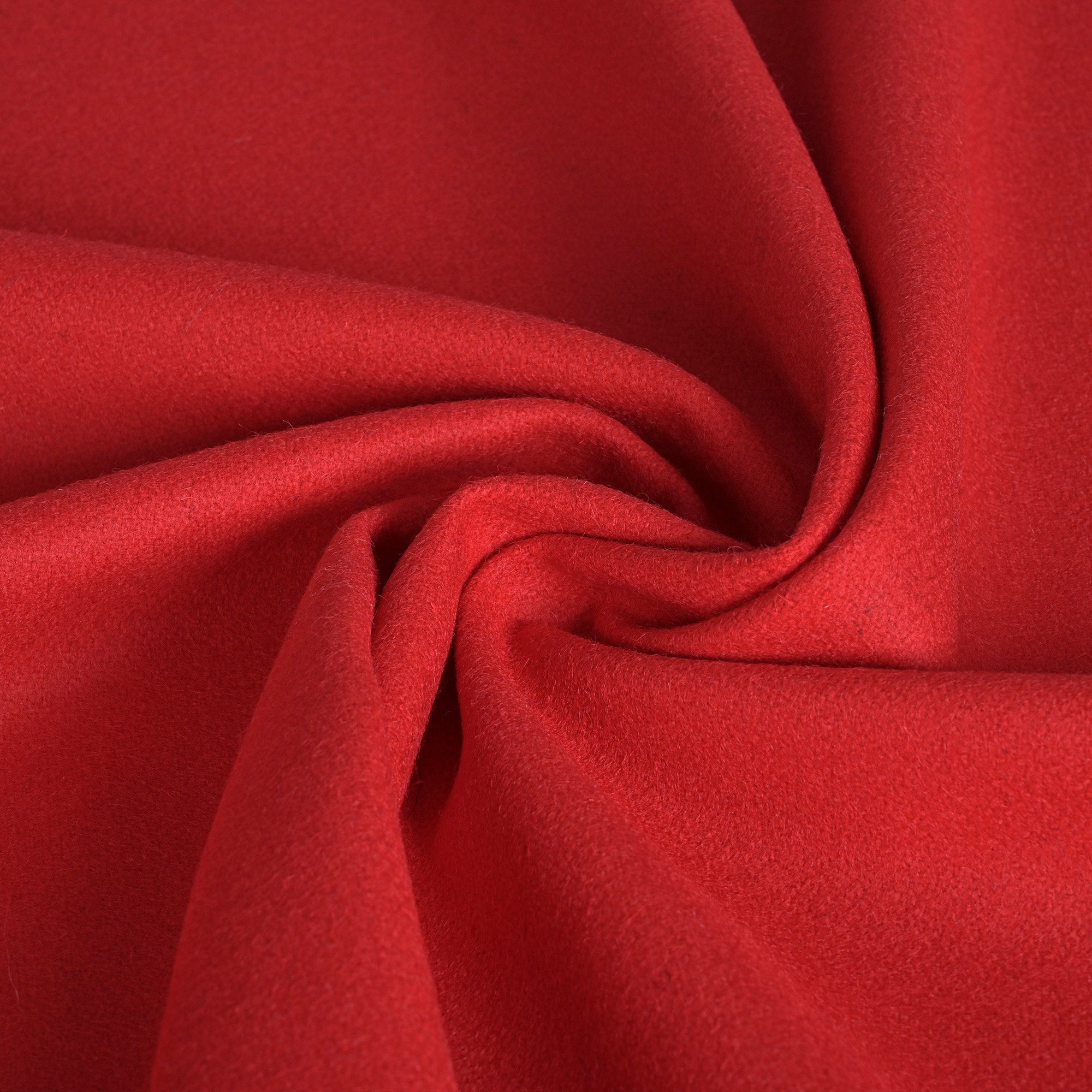 Red Melton Fabric 4583
