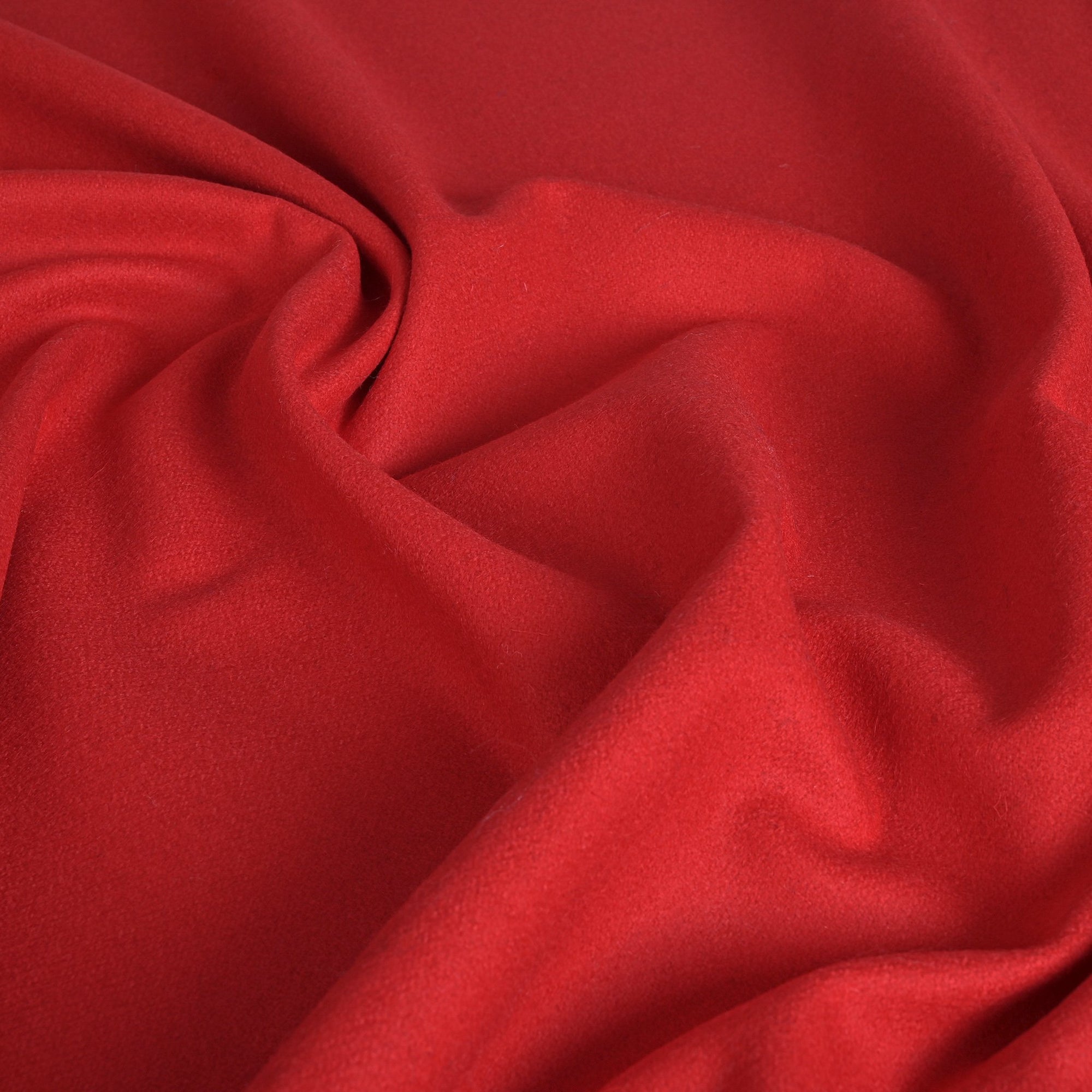 Red Melton Fabric 4583
