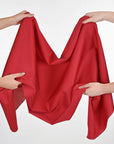 Red Micro Jacquard Fabric 96868