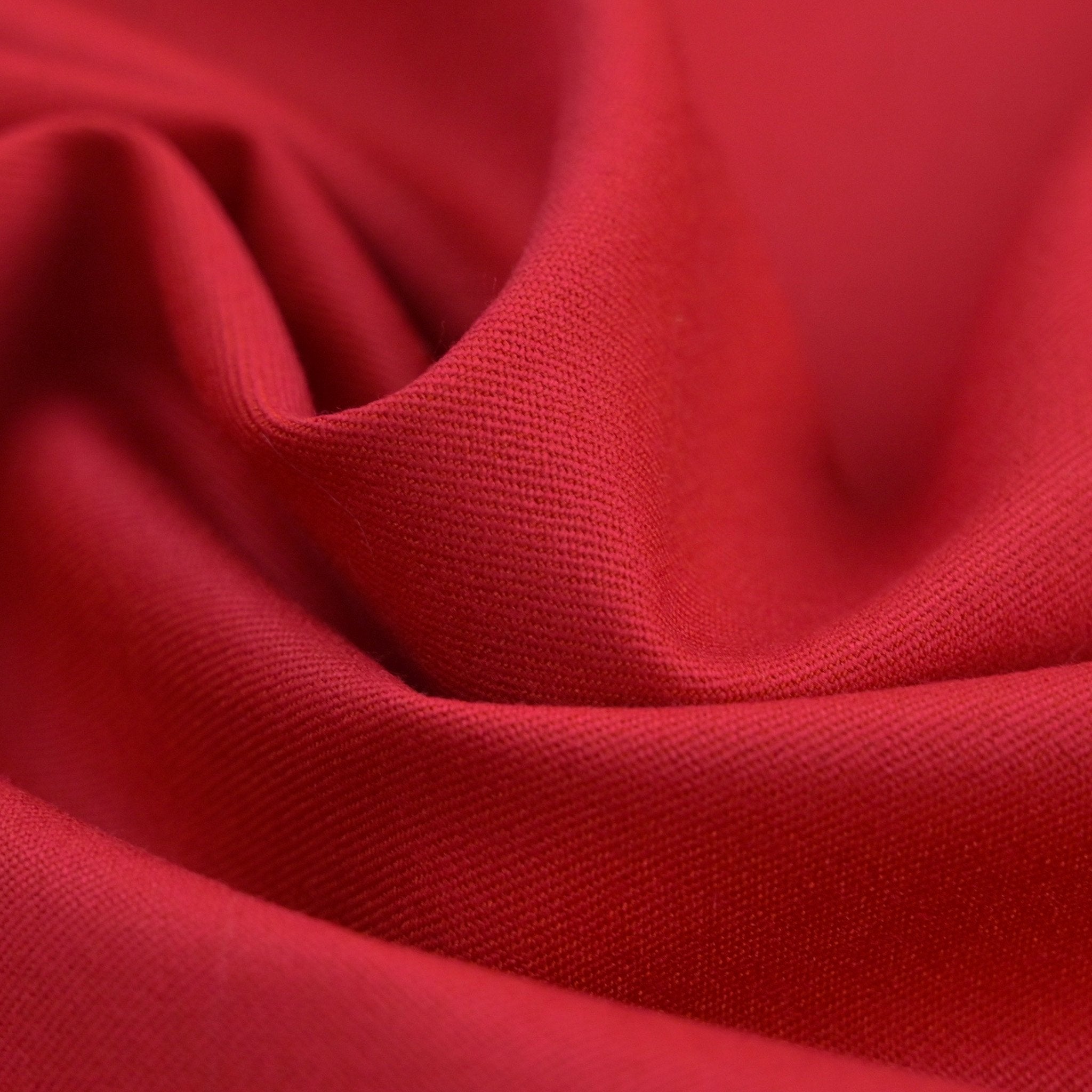 Red Suiting Fabric 342