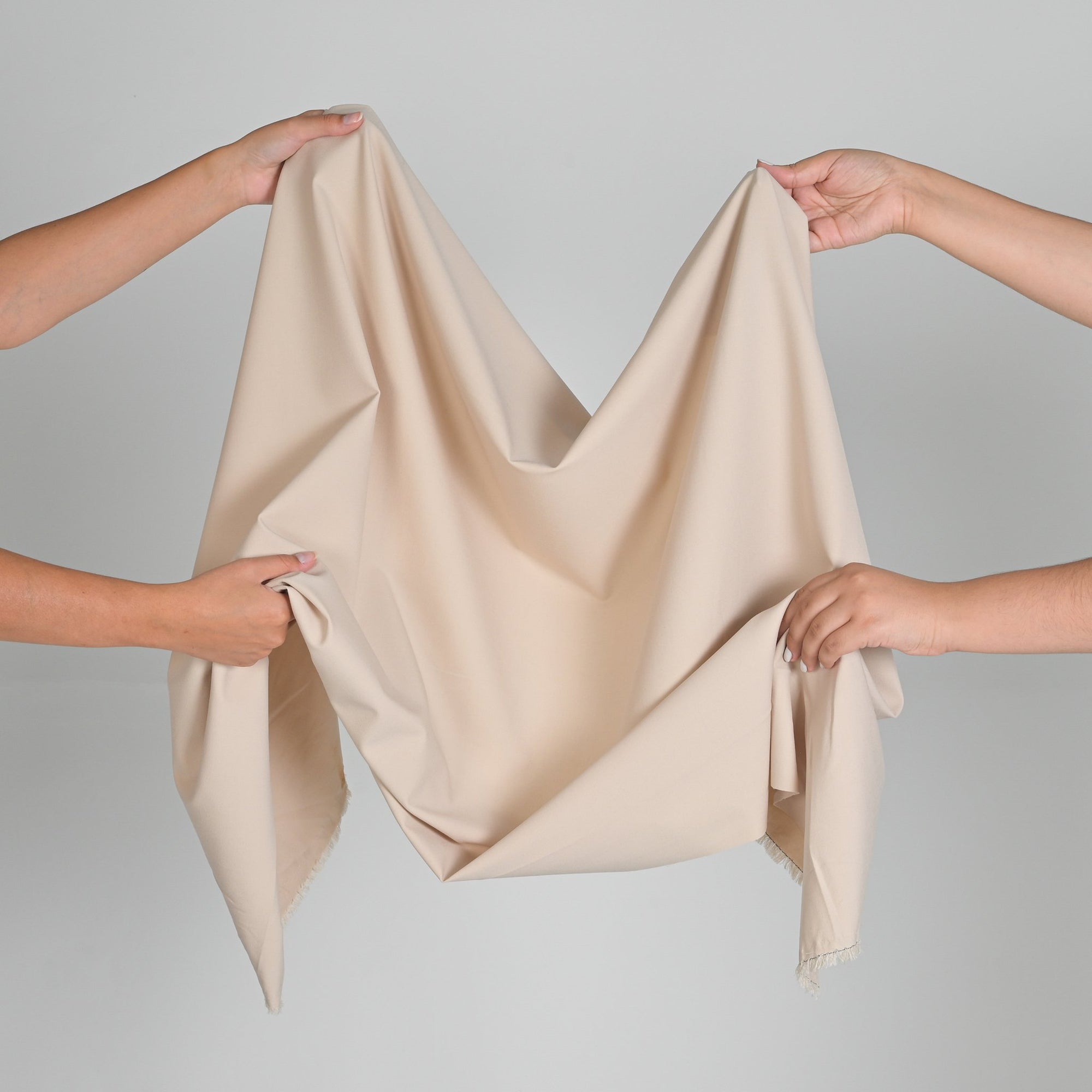 Tan Crepe Fabric 3993