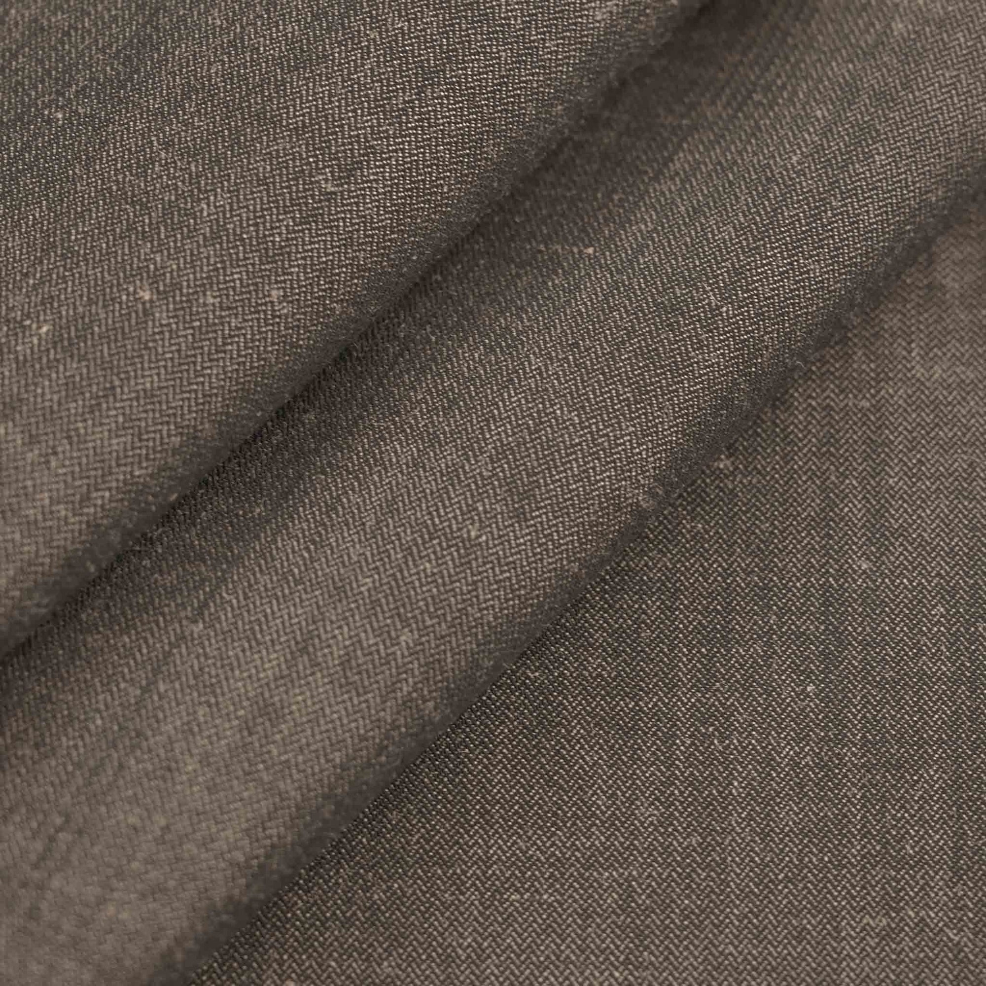 Taupe Herringbone Suiting Fabric 96580