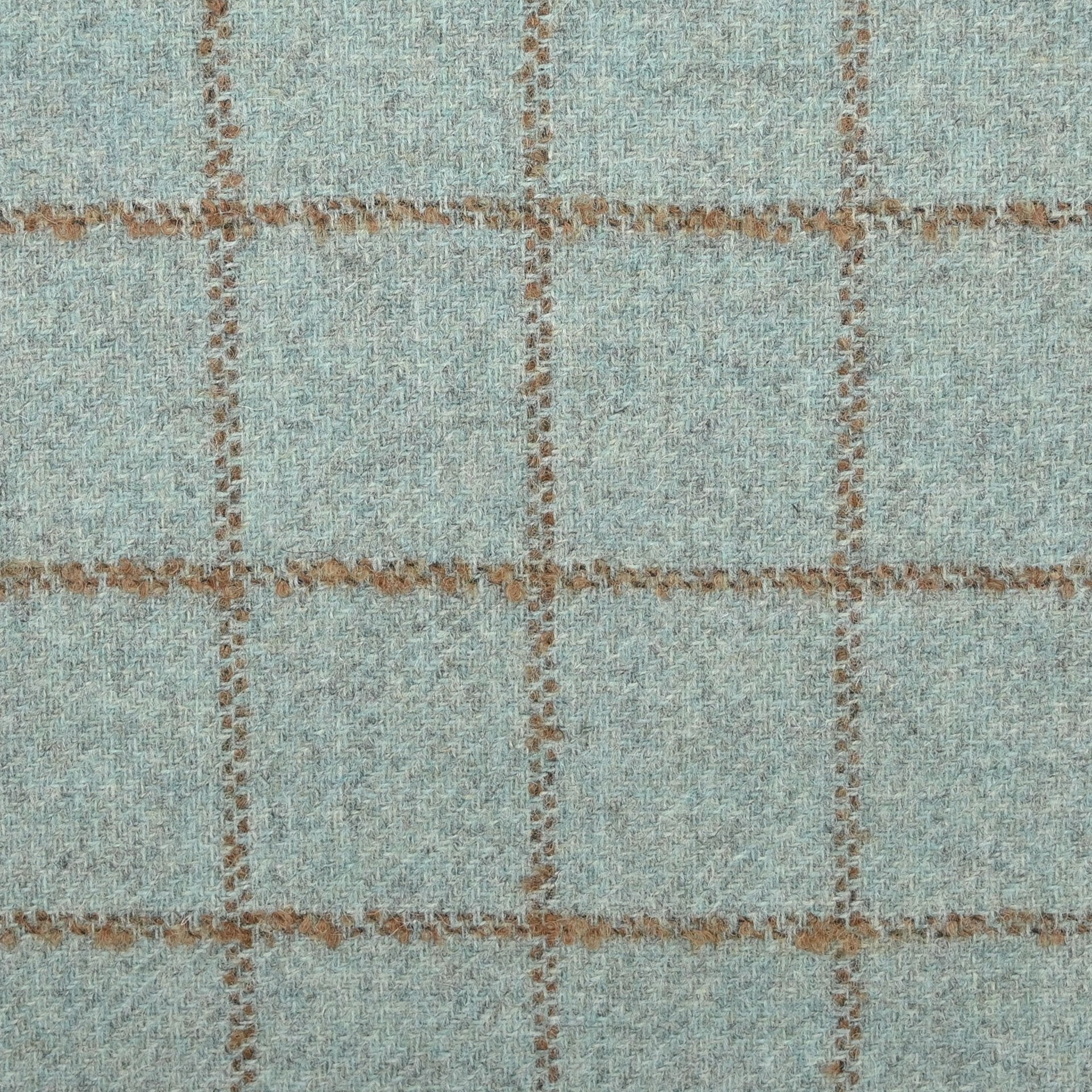 Turquoise Check Coating Fabric 4809