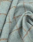 Turquoise Check Coating Fabric 4809