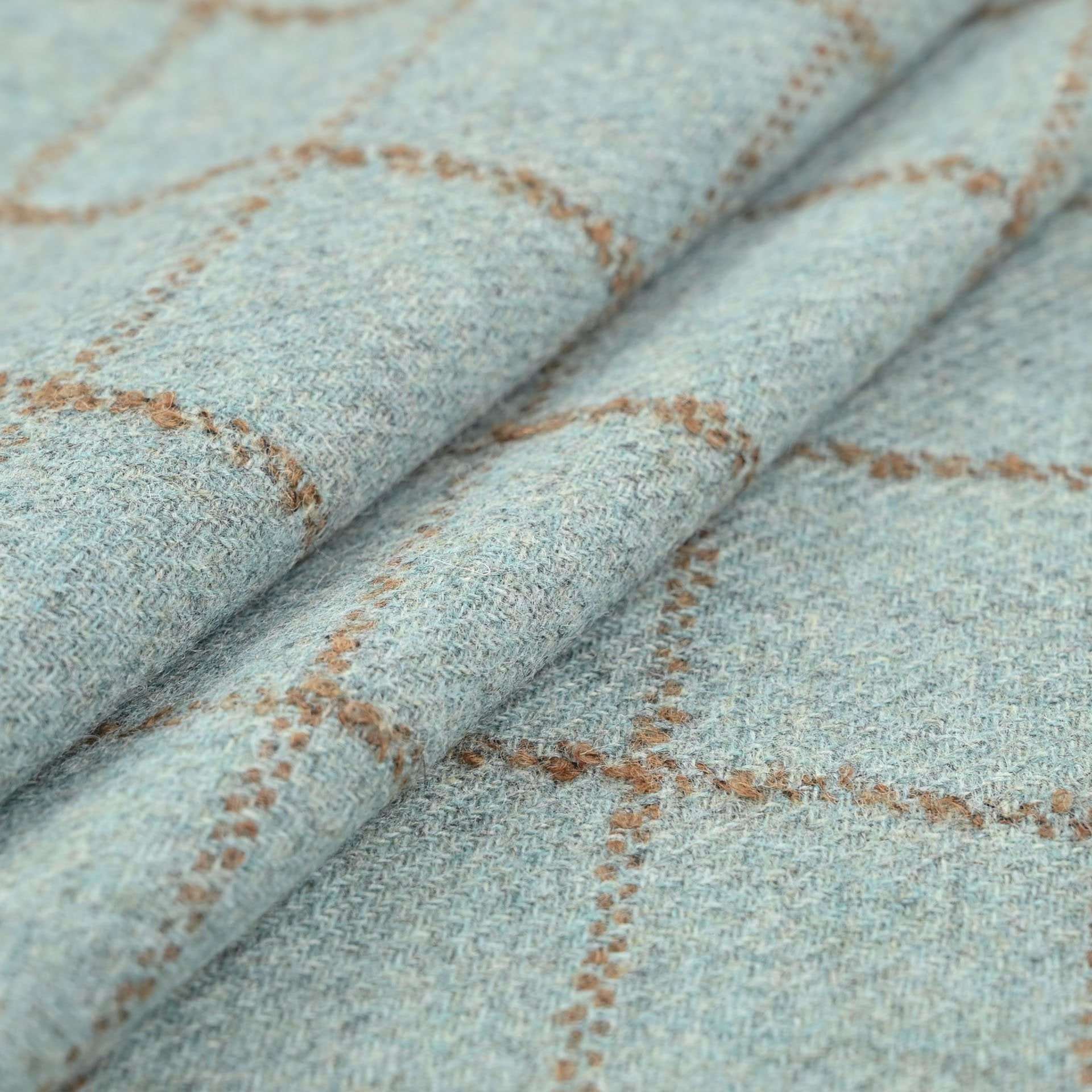 Turquoise Check Coating Fabric 4809