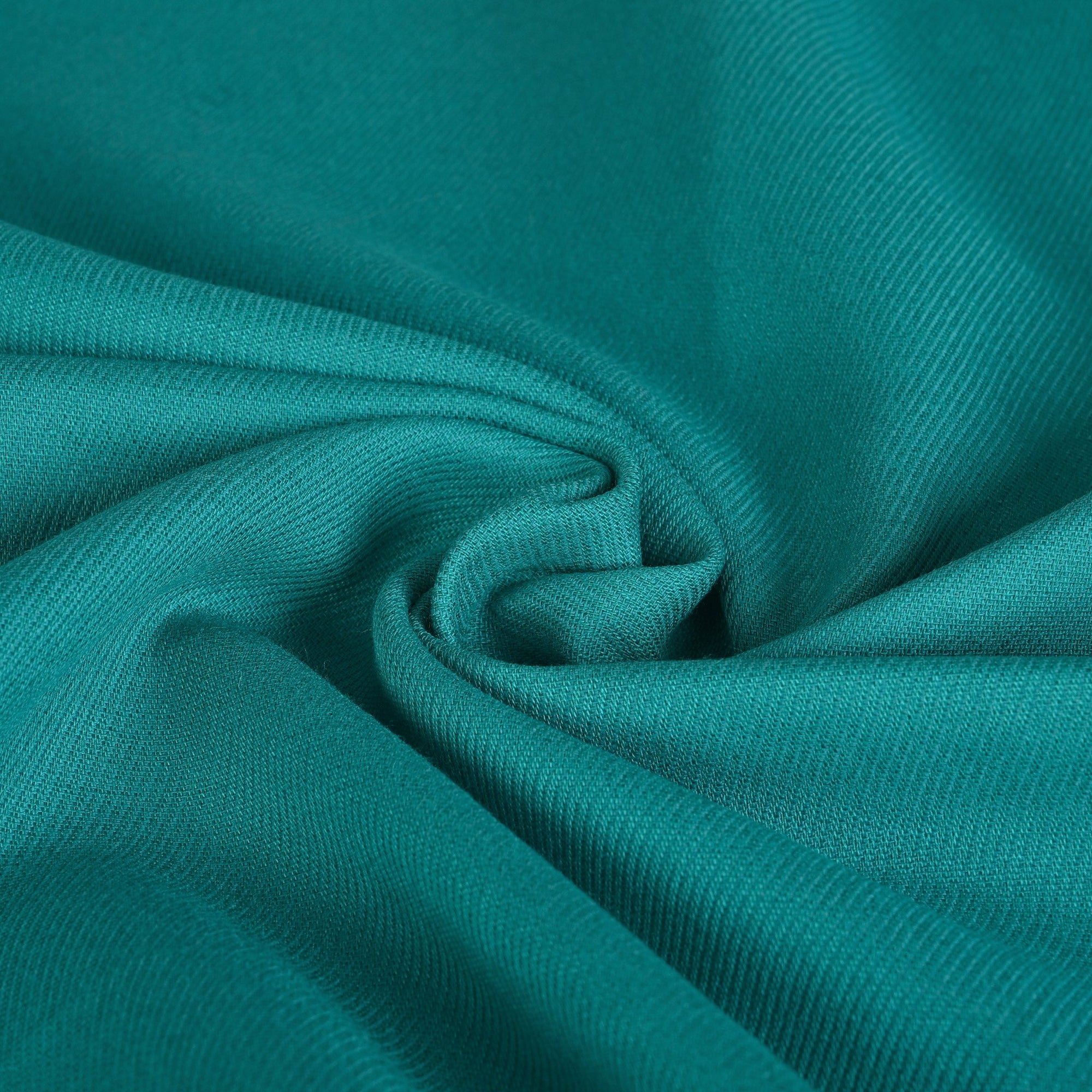Turquoise Suiting Twill Fabric 4690