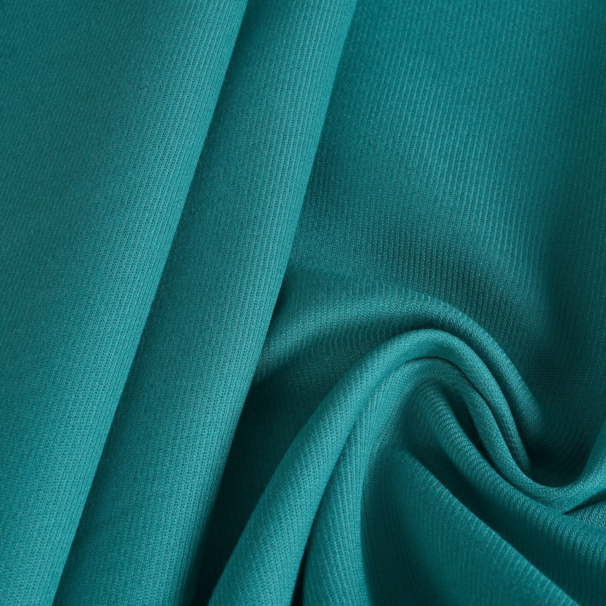 Turquoise Suiting Twill Fabric 4690