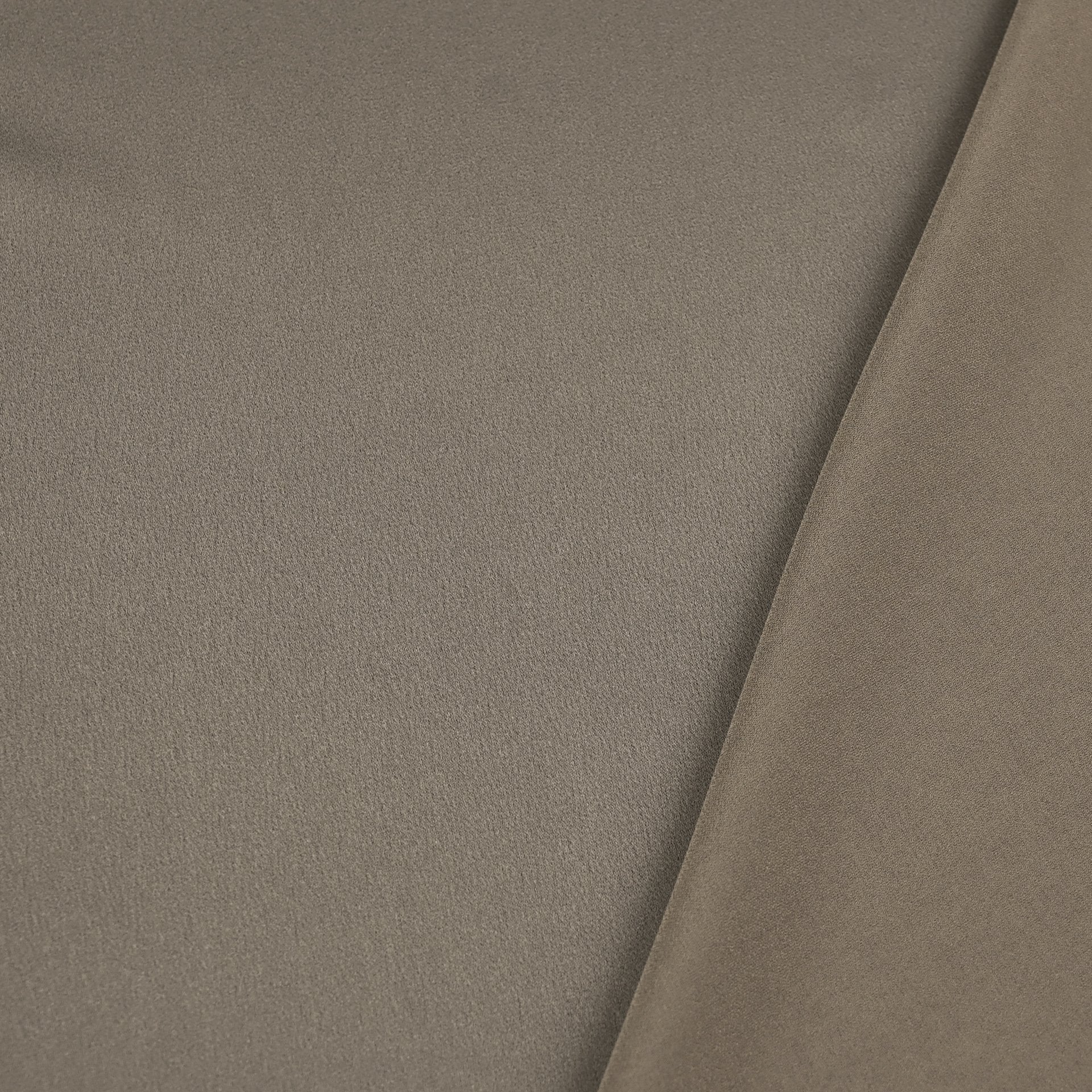 Walnut Brown Crepe Satin Fabric 97195